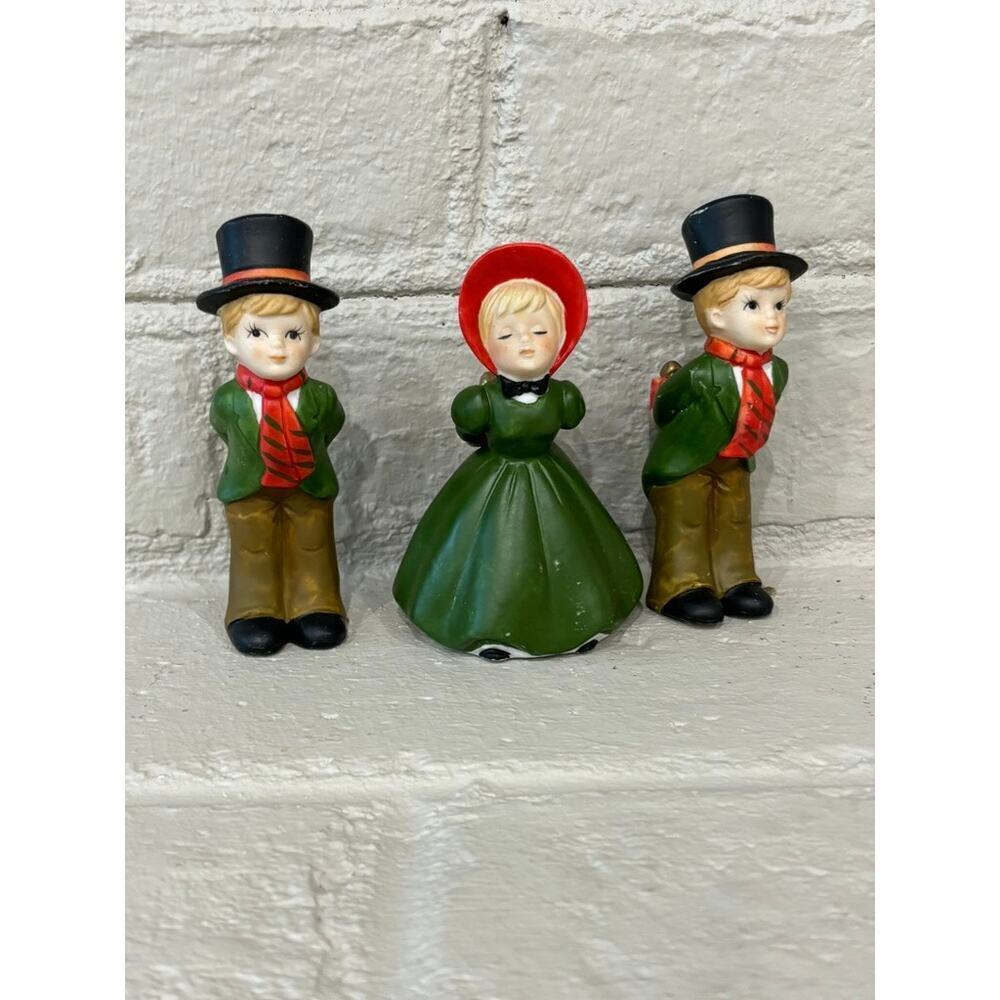 Vintage Enesco Victorian Kissing Figurines Set of 3 1979